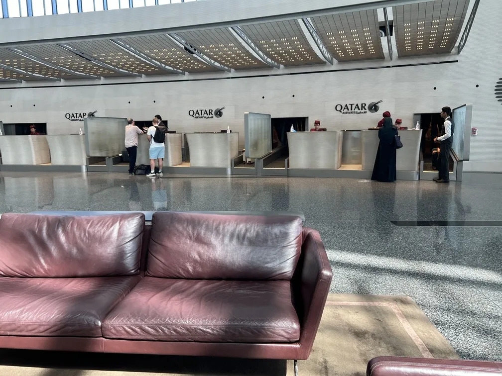 Check-in exclusivo Qatar Airways