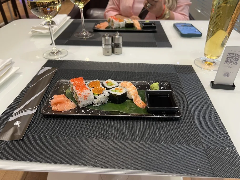 Seleção de sushis