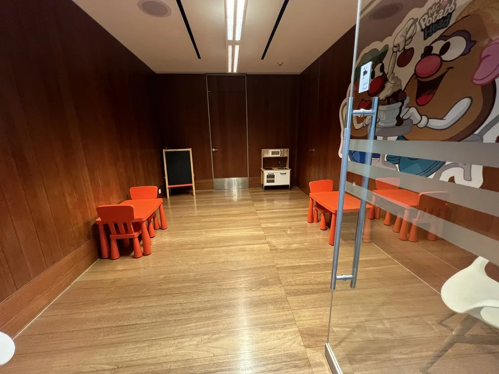 Área dedicada para crianças