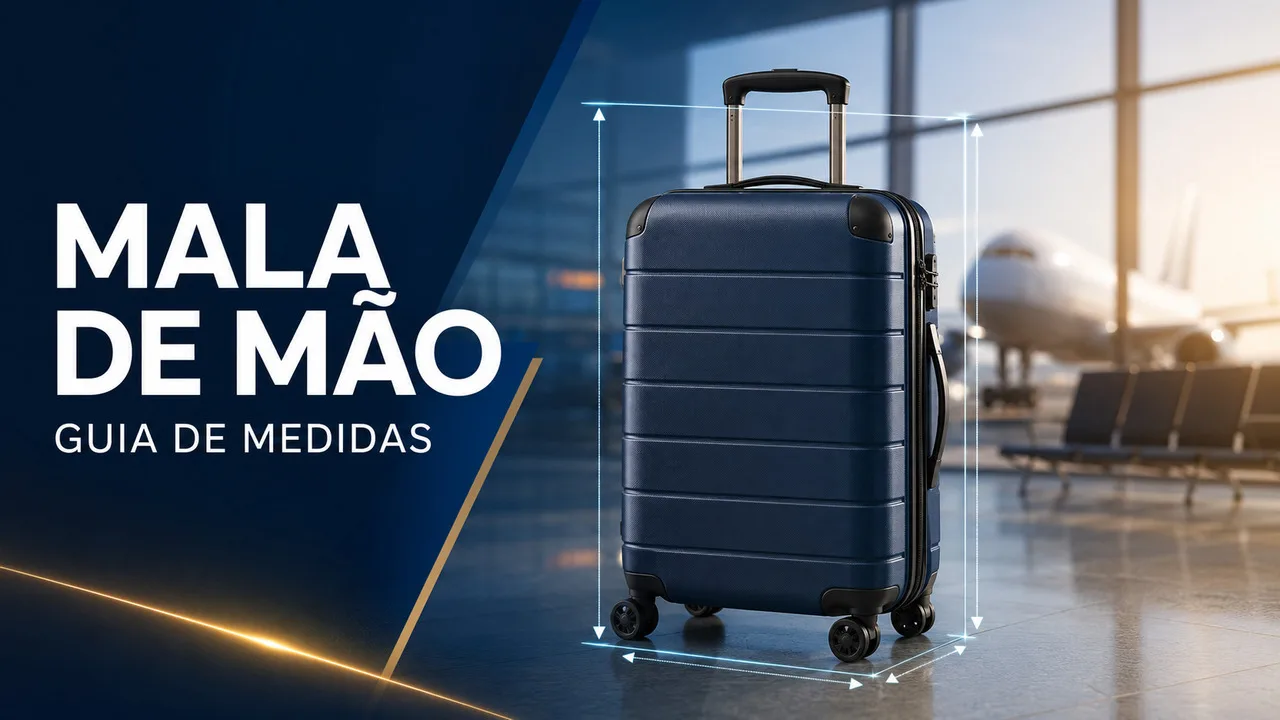 Dimensões da mala de mão: medidas e peso nas companhias aéreas