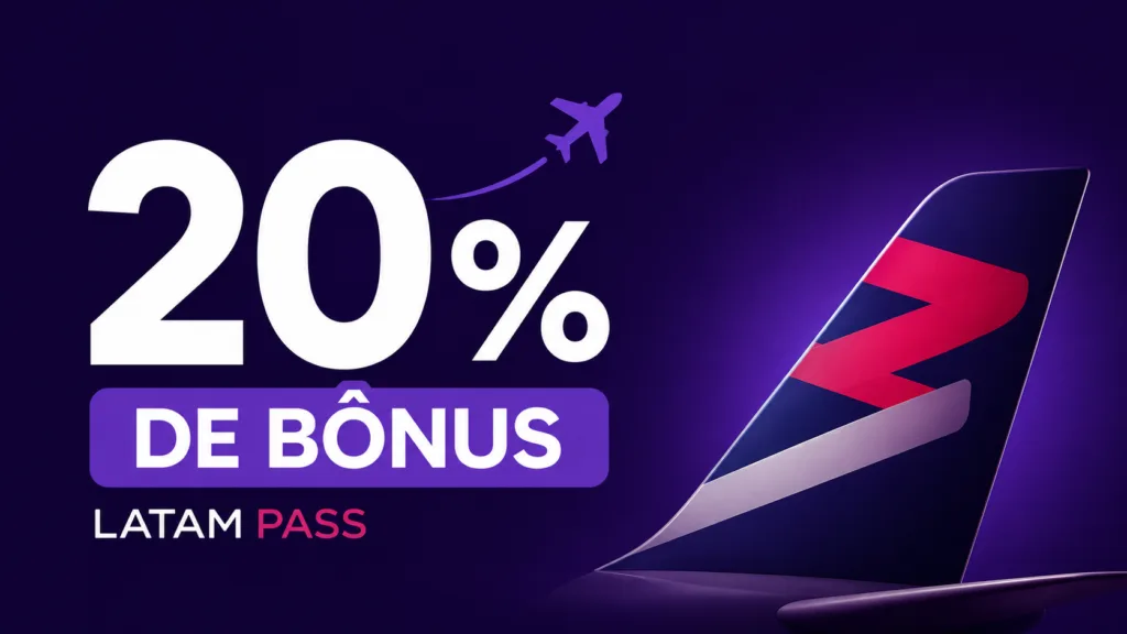 20% De Bônus LATAM Pass