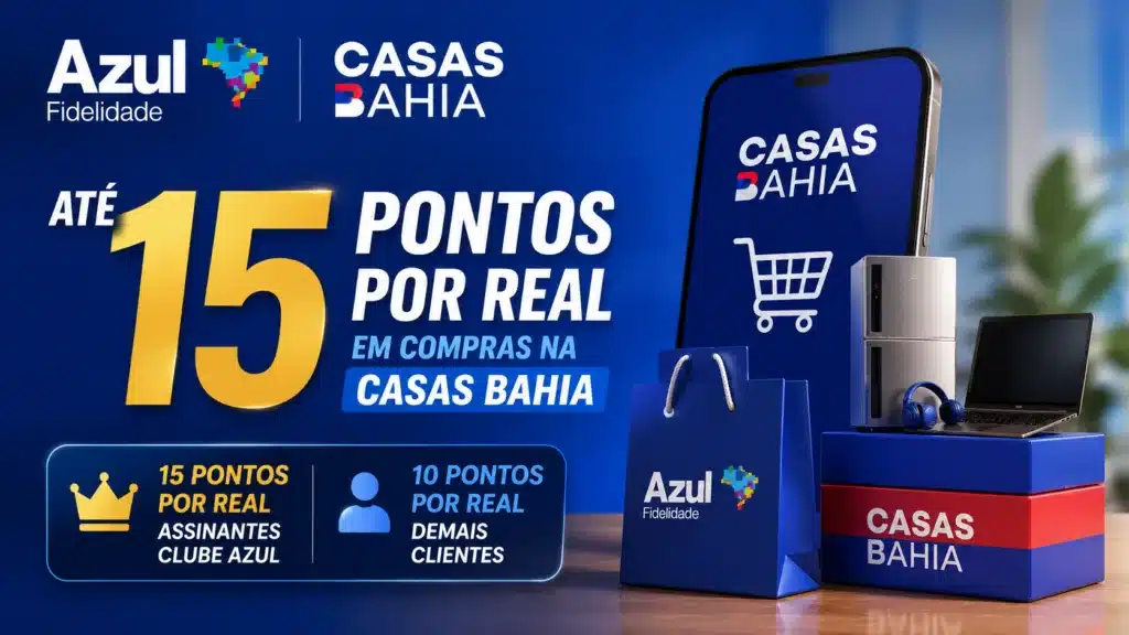 Azul Fidelidade Casas Bahia