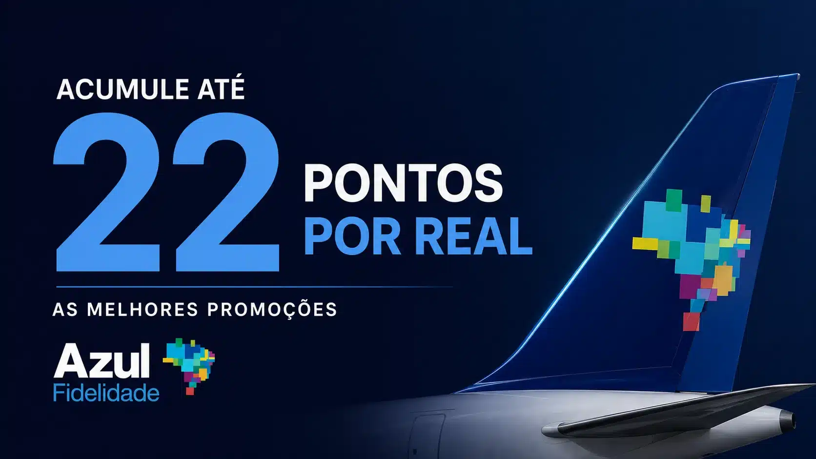 Azul Fidelidade oferece até 22 pontos por real em promoções com lojas parceiras