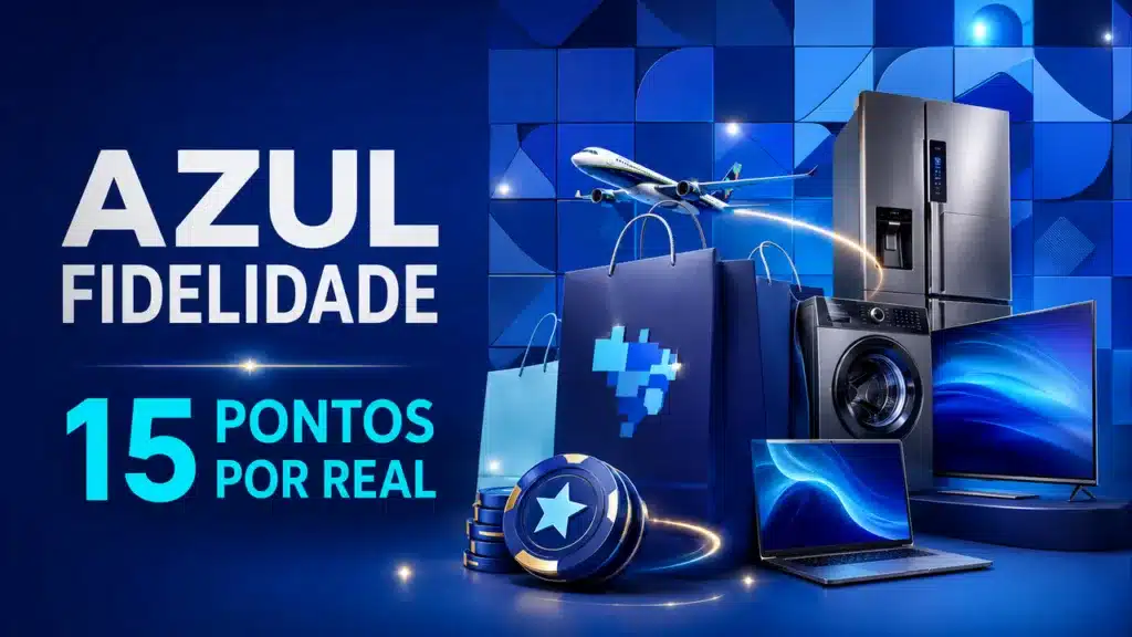 Azul Fidelidade e Casas Bahia