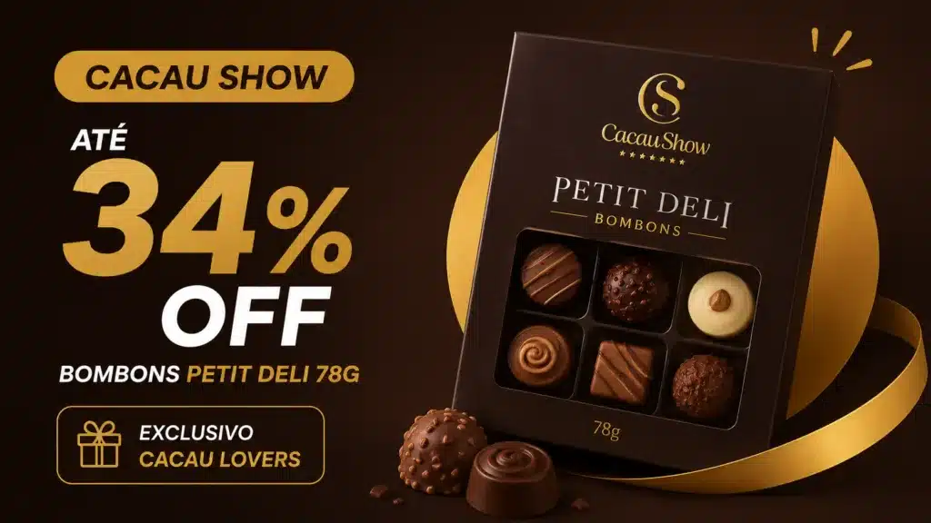 Desconto Cacau Show Mastercard