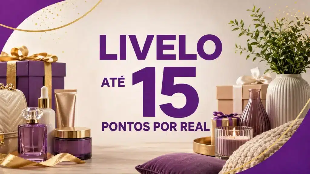 Livelo oferece até 15 pontos por real em lojas parceiras