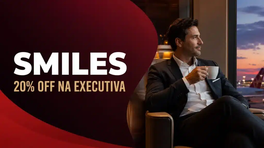 Smiles oferece 20% de desconto em classe executiva